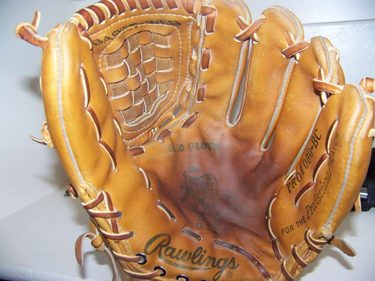 Rawlings PRO1000BC Front Rawlings Baseball Glove Collector Gallery